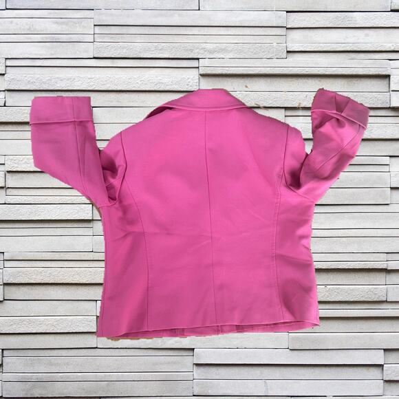Tahari-Levine Studio Vibrant Pink Blazer / Jacket Sz. 16 - Picture 4 of 7